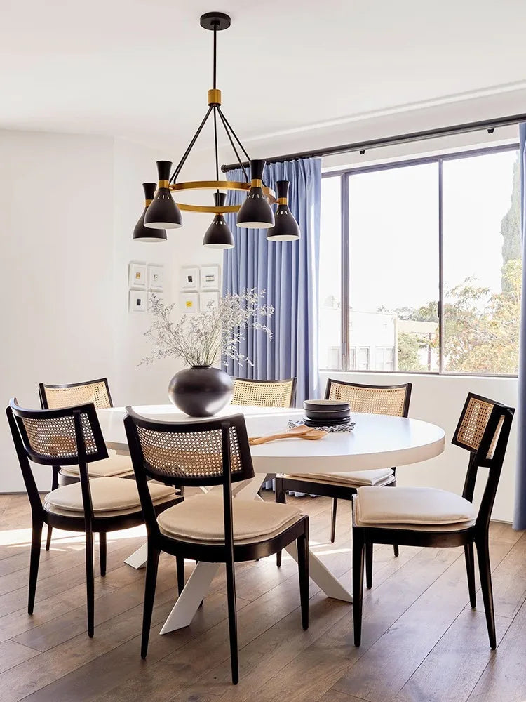 Wooden dining chair for hotels, homes, and villas; safe and durable.