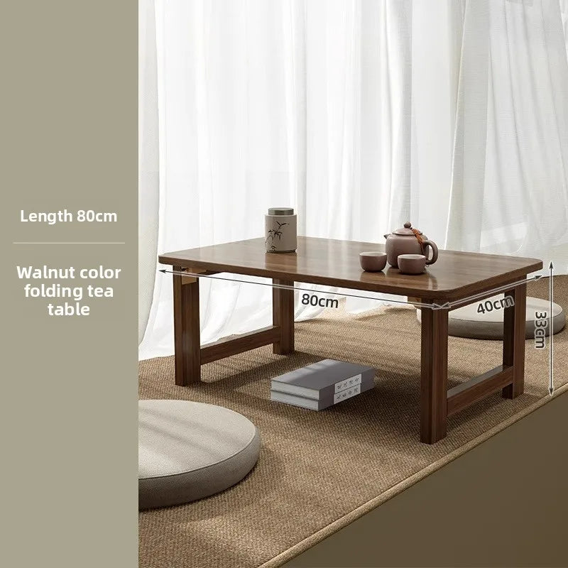 bay window table small table Japanese tatami tea table kang table foldable coffee table kang table floor table low table