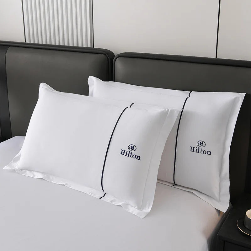 Luxury 4pcs 60s 300tc Bedding Set Full Size 100% Cotton Cheap Bed Linen Bedding Set for Hotel Supplies