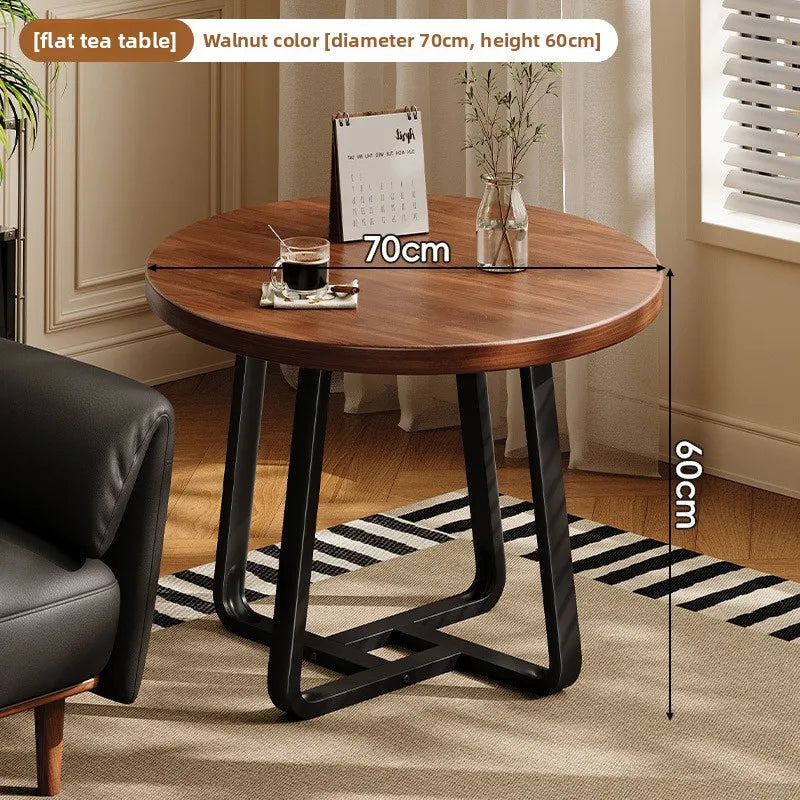 Circular coffee table, sofa side table for small living room and household use, balcony small table, tea table ，coffee table