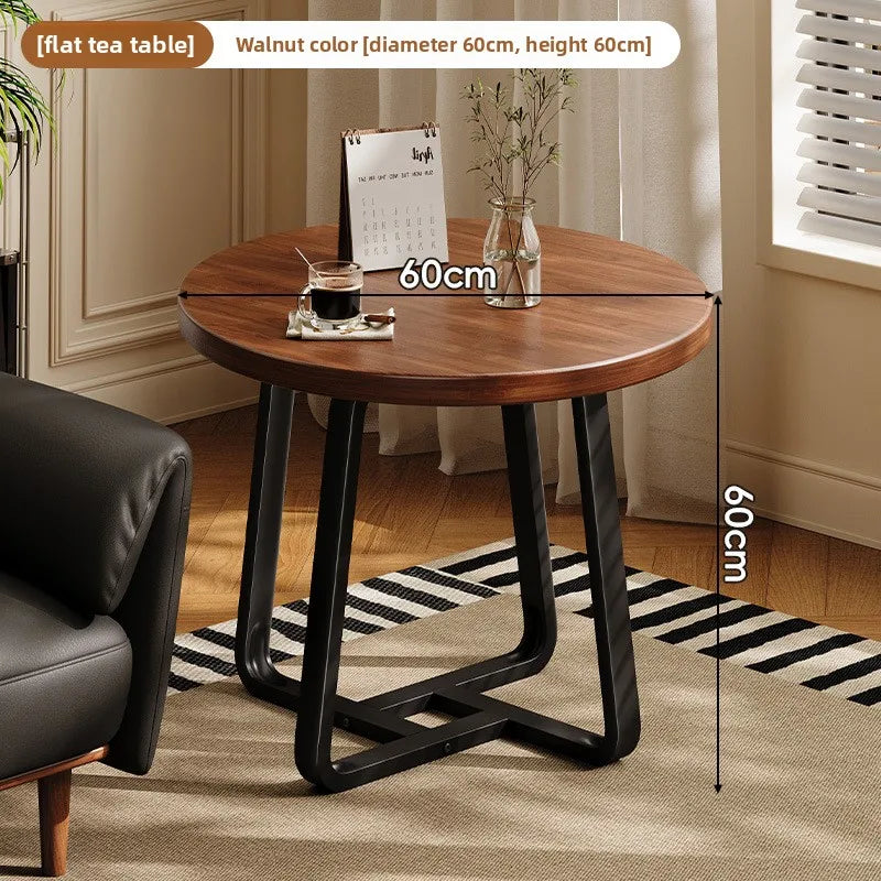 Circular coffee table, sofa side table for small living room and household use, balcony small table, tea table ，coffee table