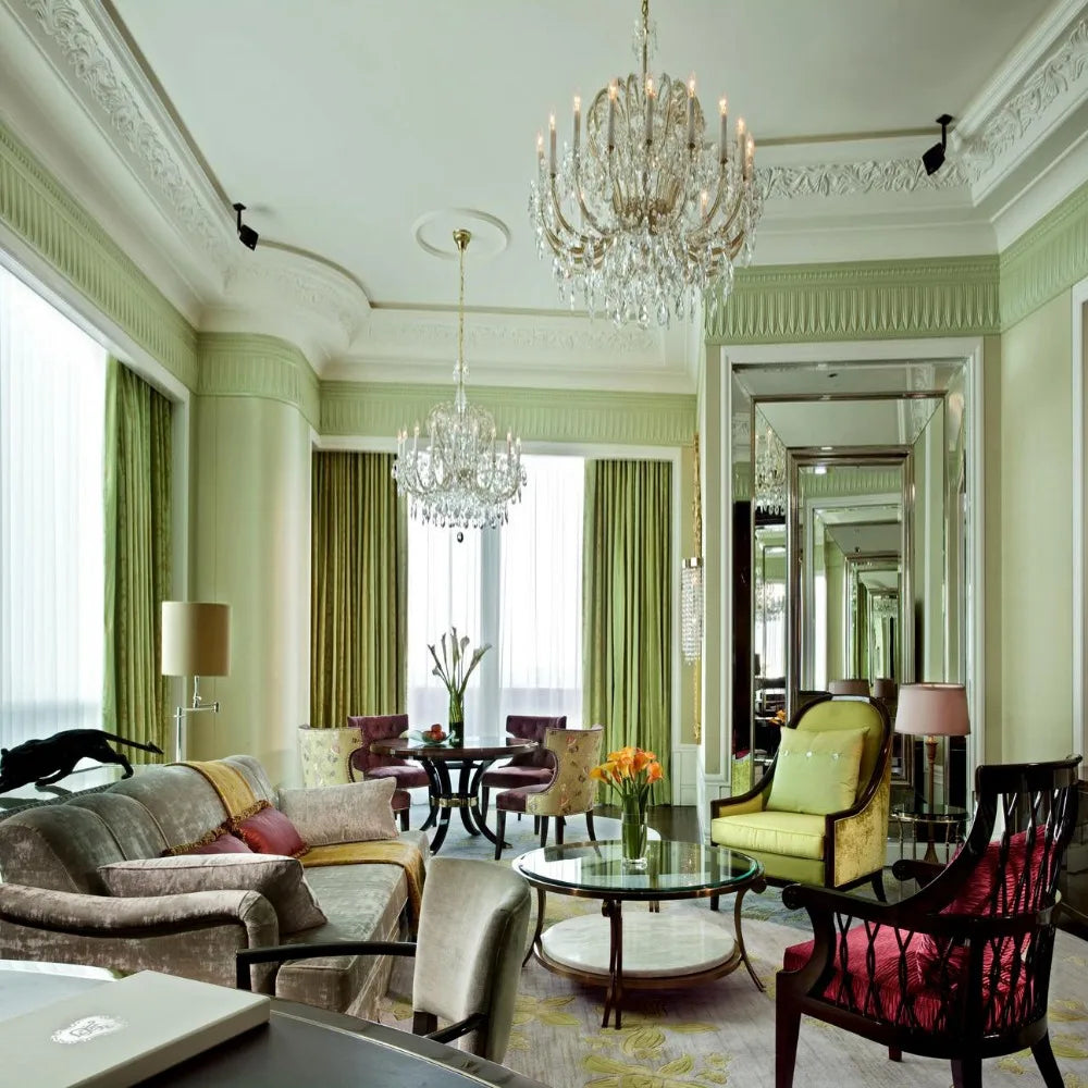 Factory Custom Made Modern Design Full Fabric Wooden Hotel Lobby Sofa Set for Apartment Villa Living Room