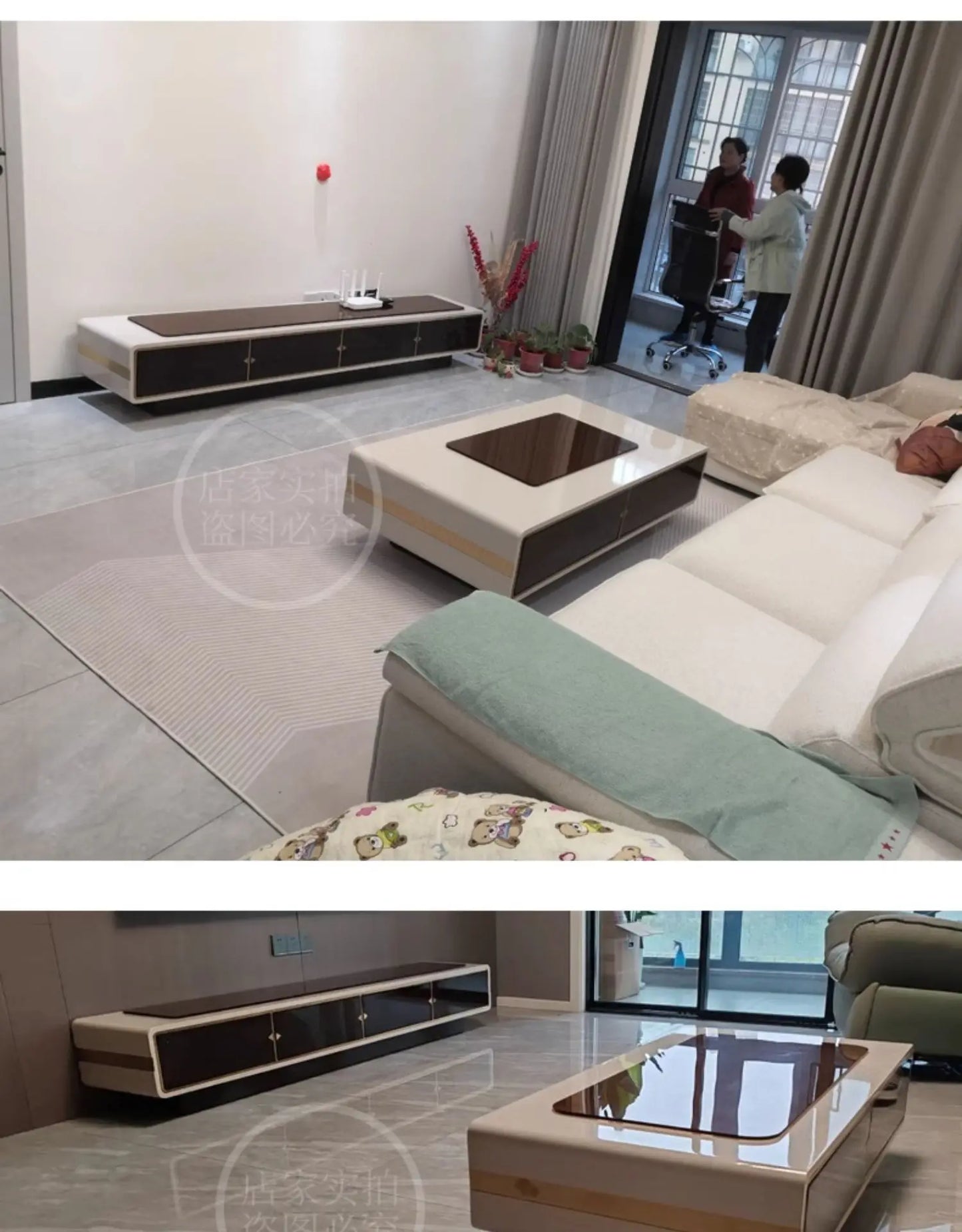 Nordic Luxury Coffee Tables Advanced Modern Simple Living Room Coffee Tables Villa Hotel Home Furniture Stolik Kawowy FYCT