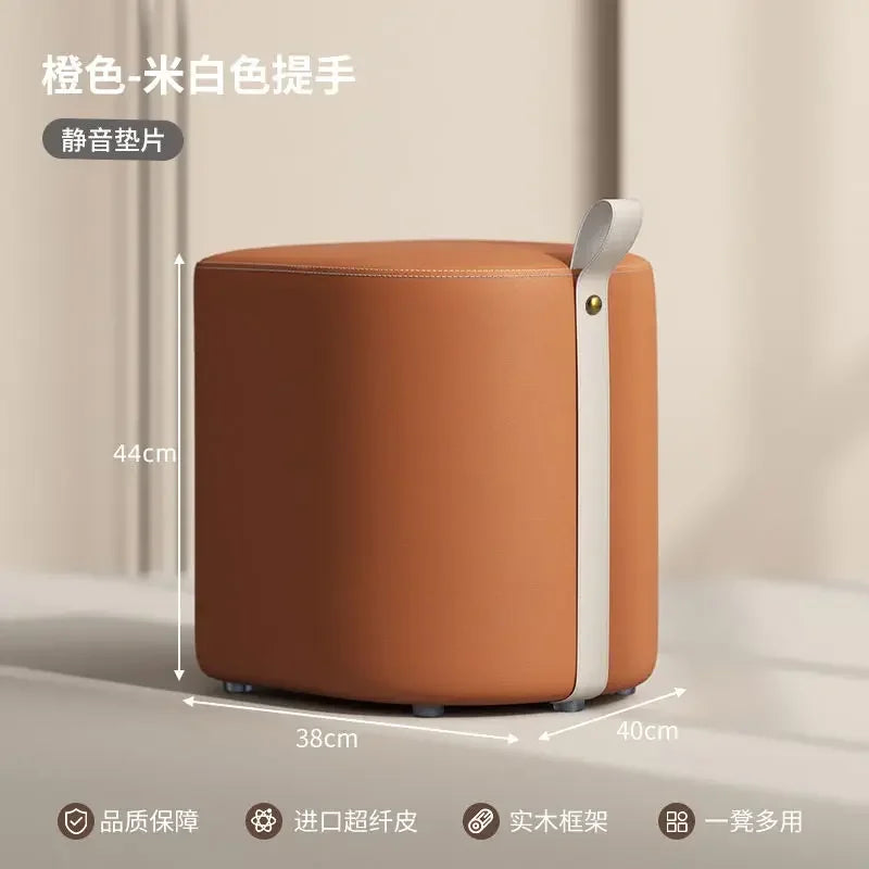 Makeup Stool Dresser Chair Women's Bedroom Makeup Chair Light Luxury Dressing Stool High-grade Nordic Small Square Stool