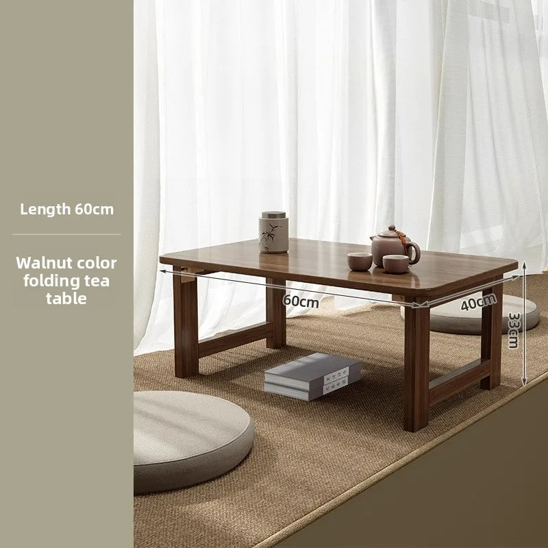bay window table small table Japanese tatami tea table kang table foldable coffee table kang table floor table  low table