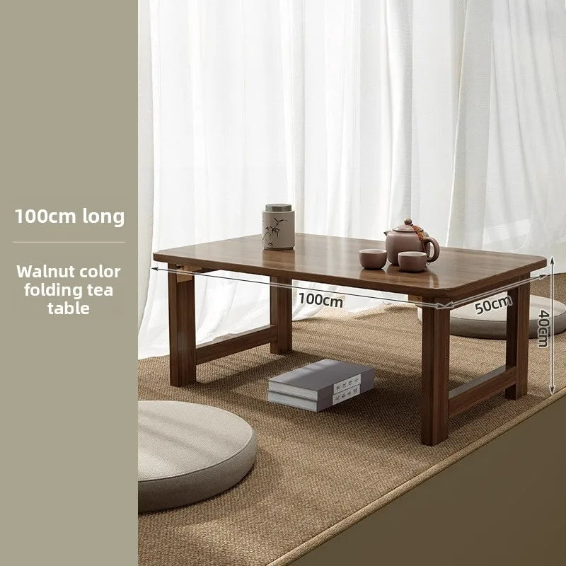 bay window table small table Japanese tatami tea table kang table foldable coffee table kang table floor table  low table