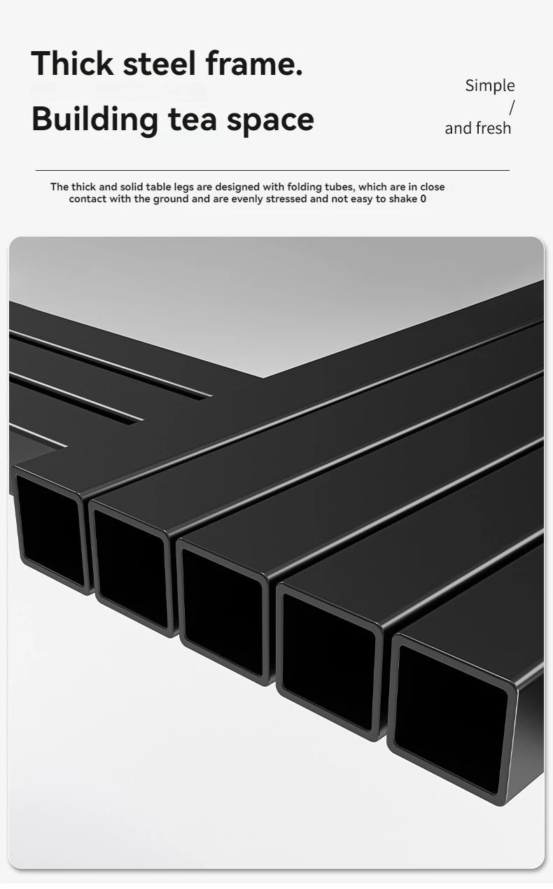 Modern minimalist coffee table, small apartment, living room, sofa, nearby balcony, tea table, rental room, rectangular tea tabl