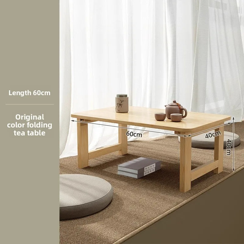 bay window table small table Japanese tatami tea table kang table foldable coffee table kang table floor table  low table