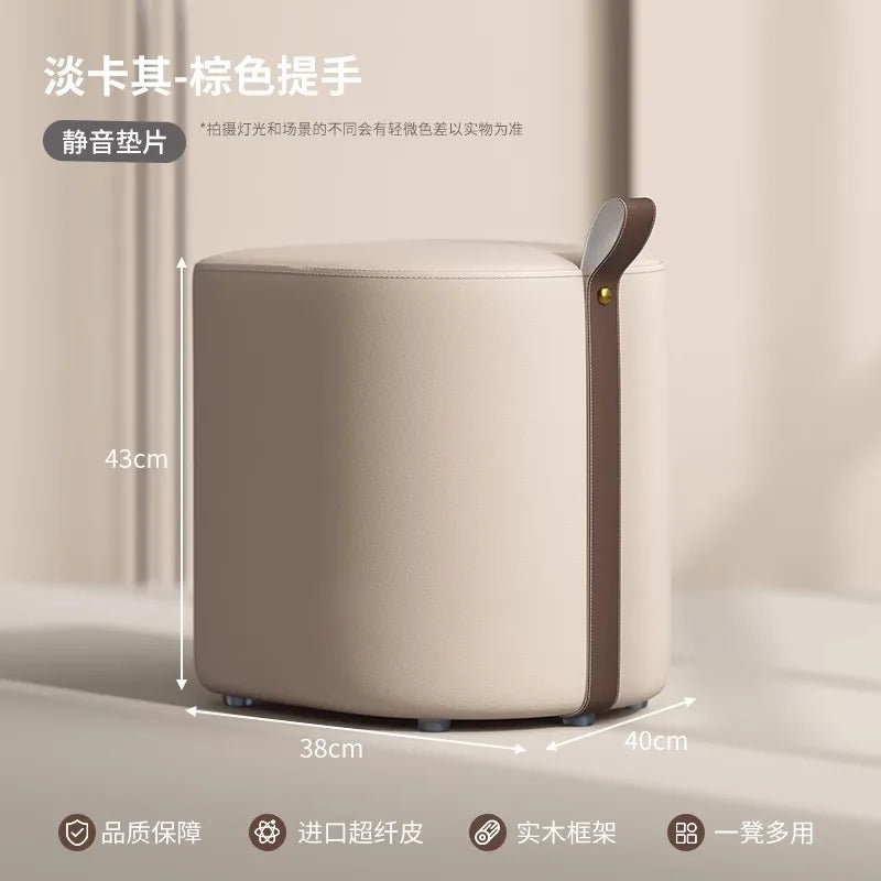 Makeup Stool Dresser Chair Women's Bedroom Makeup Chair Light Luxury Dressing Stool High-grade Nordic Small Square Stool