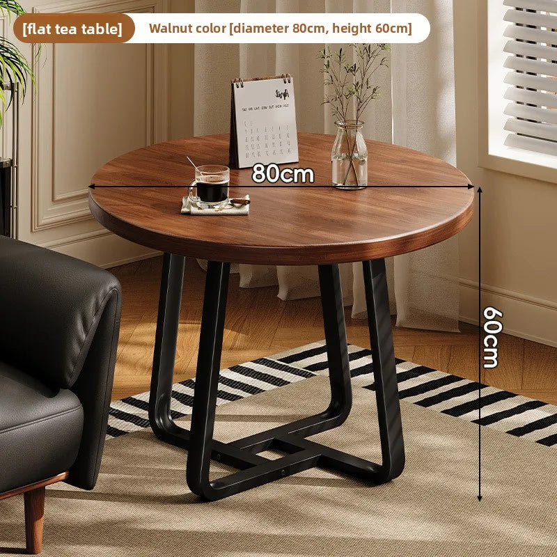 Circular coffee table, sofa side table for small living room and household use, balcony small table, tea table ，coffee table