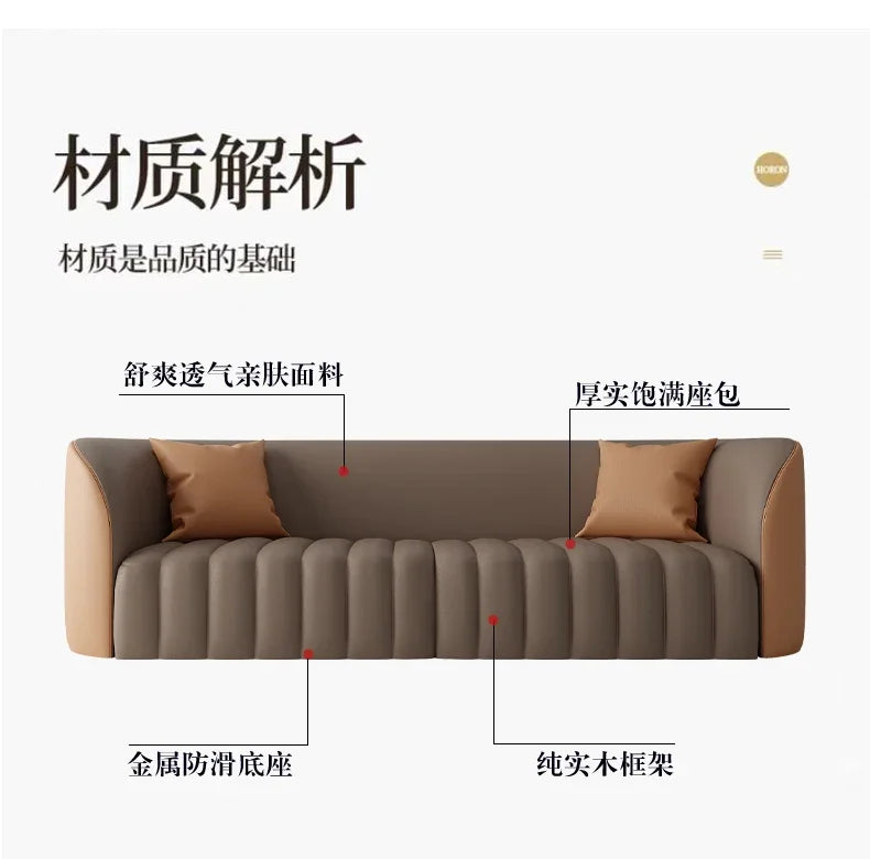 Office sofa, business hotel lobby rest area, reception sofa, coffee table combination, beauty salon sofa creativity