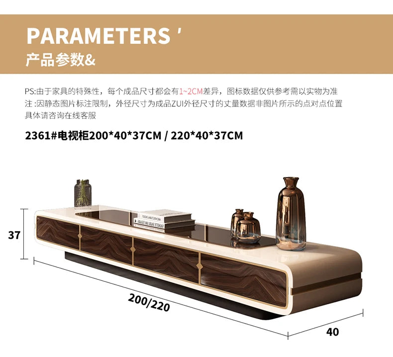 Nordic Luxury Coffee Tables Advanced Modern Simple Living Room Coffee Tables Villa Hotel Home Furniture Stolik Kawowy FYCT