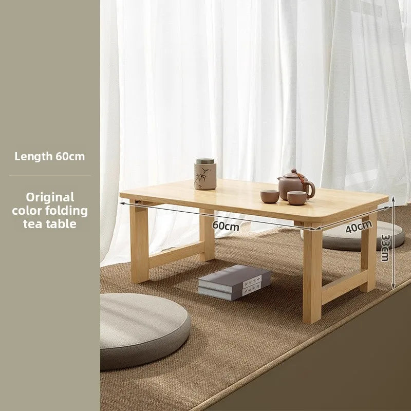 bay window table small table Japanese tatami tea table kang table foldable coffee table kang table floor table  low table