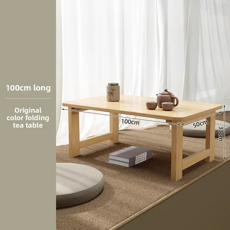 bay window table small table Japanese tatami tea table kang table foldable coffee table kang table floor table  low table