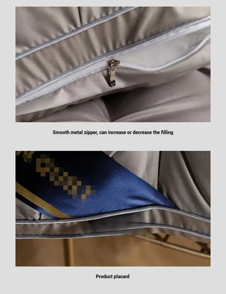 Comfortable Pillows for Sleeping 5-star Hotel Pillow Three-dimensional Soft Bilateral Washed Solid Color Pillow Sleeping Pillows