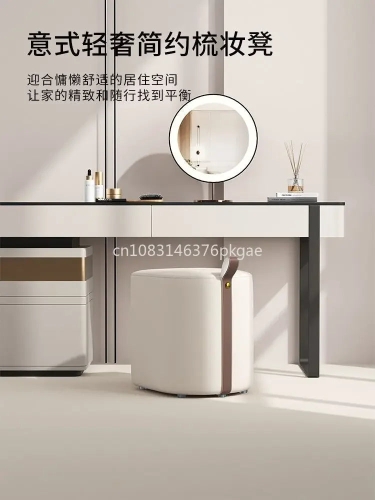 Makeup Stool Dresser Chair Women's Bedroom Makeup Chair Light Luxury Dressing Stool High-grade Nordic Small Square Stool