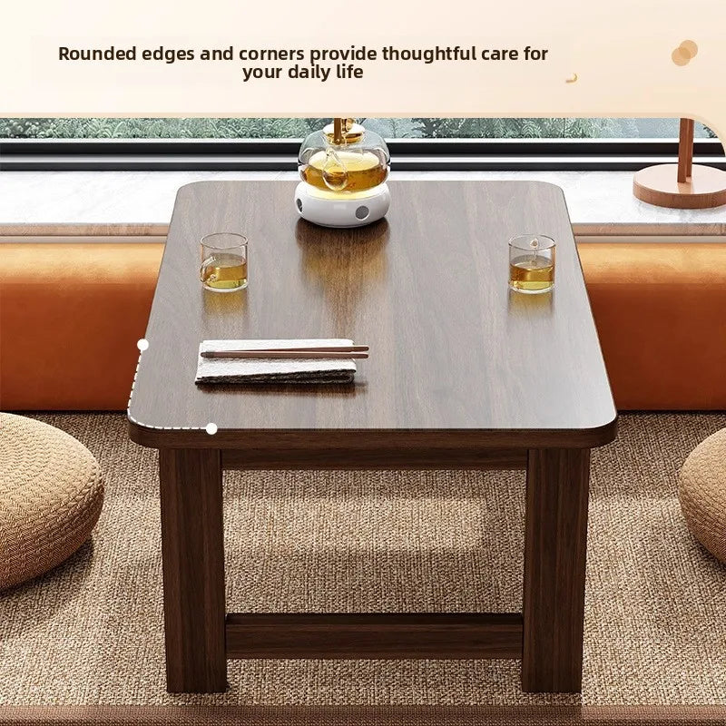 bay window table small table Japanese tatami tea table kang table foldable coffee table kang table floor table  low table