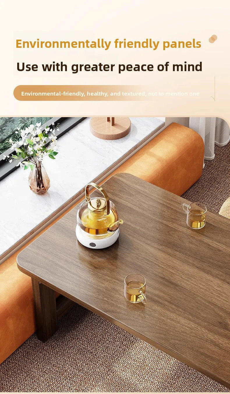 bay window table small table Japanese tatami tea table kang table foldable coffee table kang table floor table  low table
