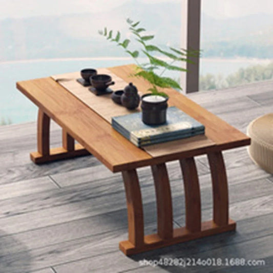 Nanzhu bay window small tea table tatami Japanese low table tea table small table bedroom folding kang table household use