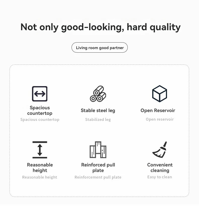 Modern minimalist coffee table, small apartment, living room, sofa, nearby balcony, tea table, rental room, rectangular tea tabl