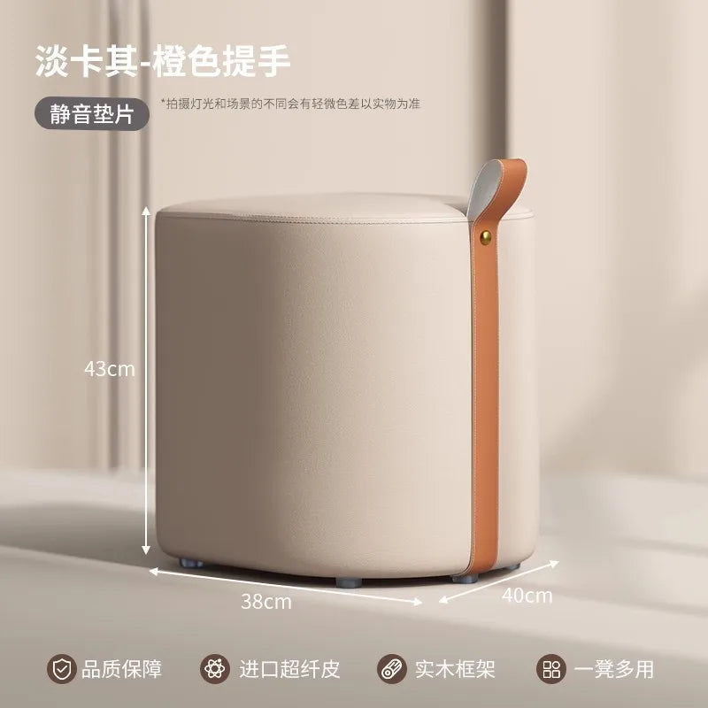 Makeup Stool Dresser Chair Women's Bedroom Makeup Chair Light Luxury Dressing Stool High-grade Nordic Small Square Stool