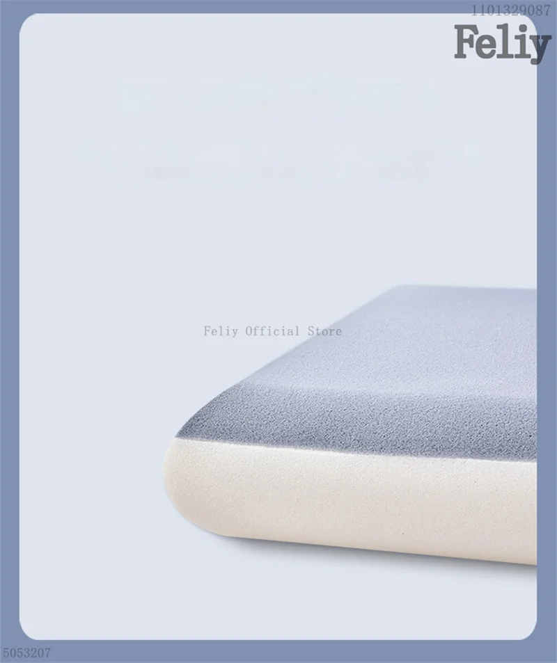 Memory Foam Sleeping Pillow Slow Rebound Low Flat Pillows Pain Release Thin Pillow Health Care Cushion Bedding Sleep Cushion