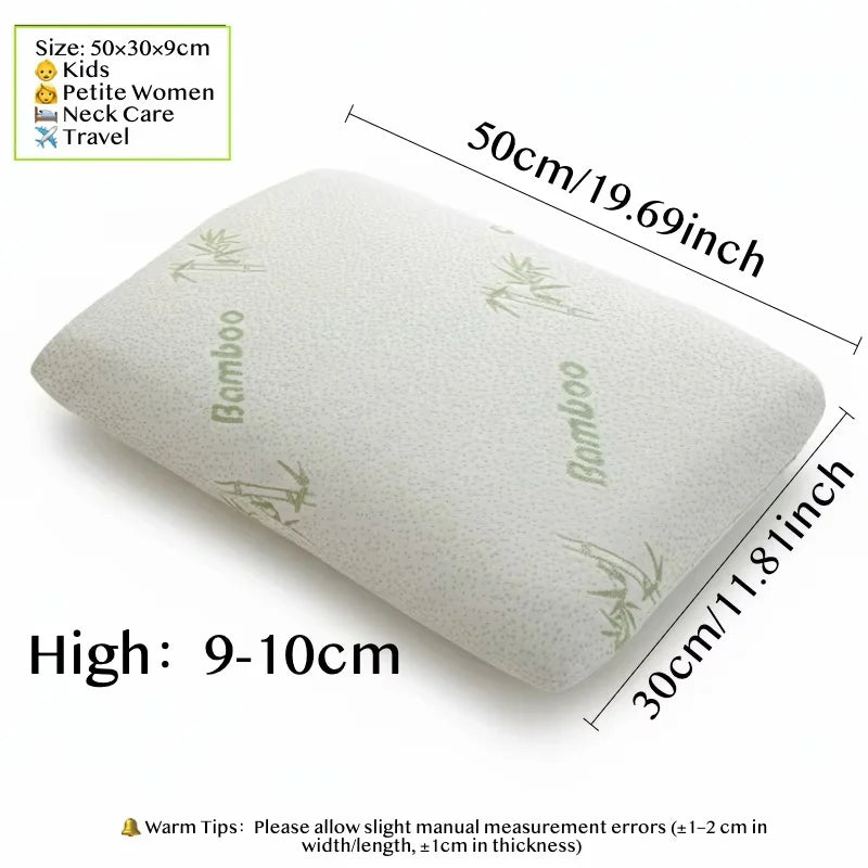 Slow Rebound Bamboo Fiber Bread Memory Pillow Protecting The Cervical Spine Soft Neck Pillows for Sleeping Pillows for Bedroom