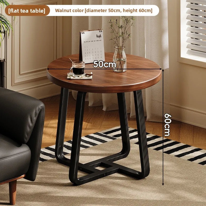 Circular coffee table, sofa side table for small living room and household use, balcony small table, tea table ，coffee table
