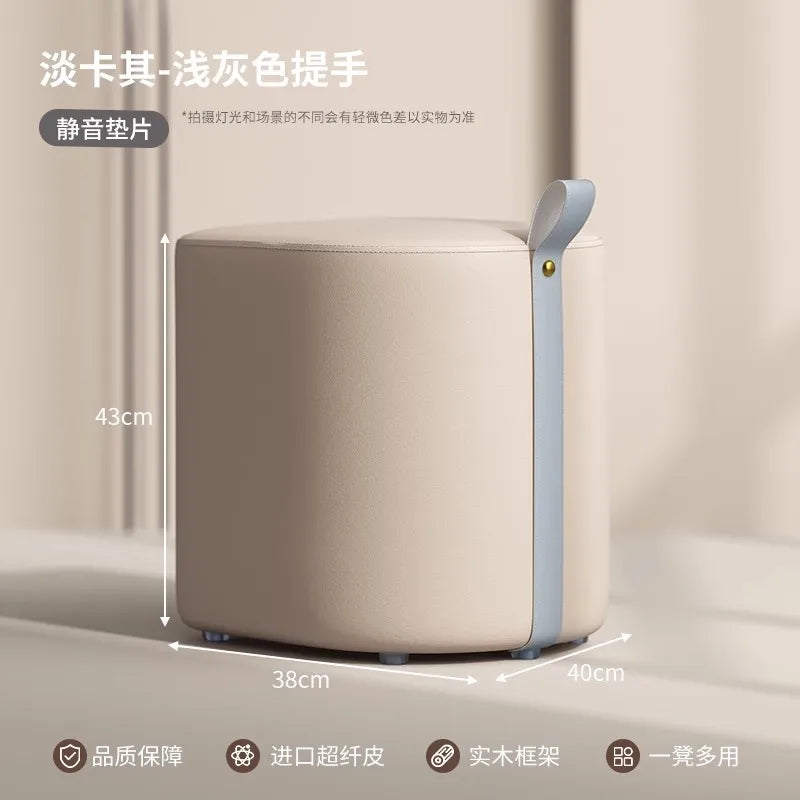 Makeup Stool Dresser Chair Women's Bedroom Makeup Chair Light Luxury Dressing Stool High-grade Nordic Small Square Stool