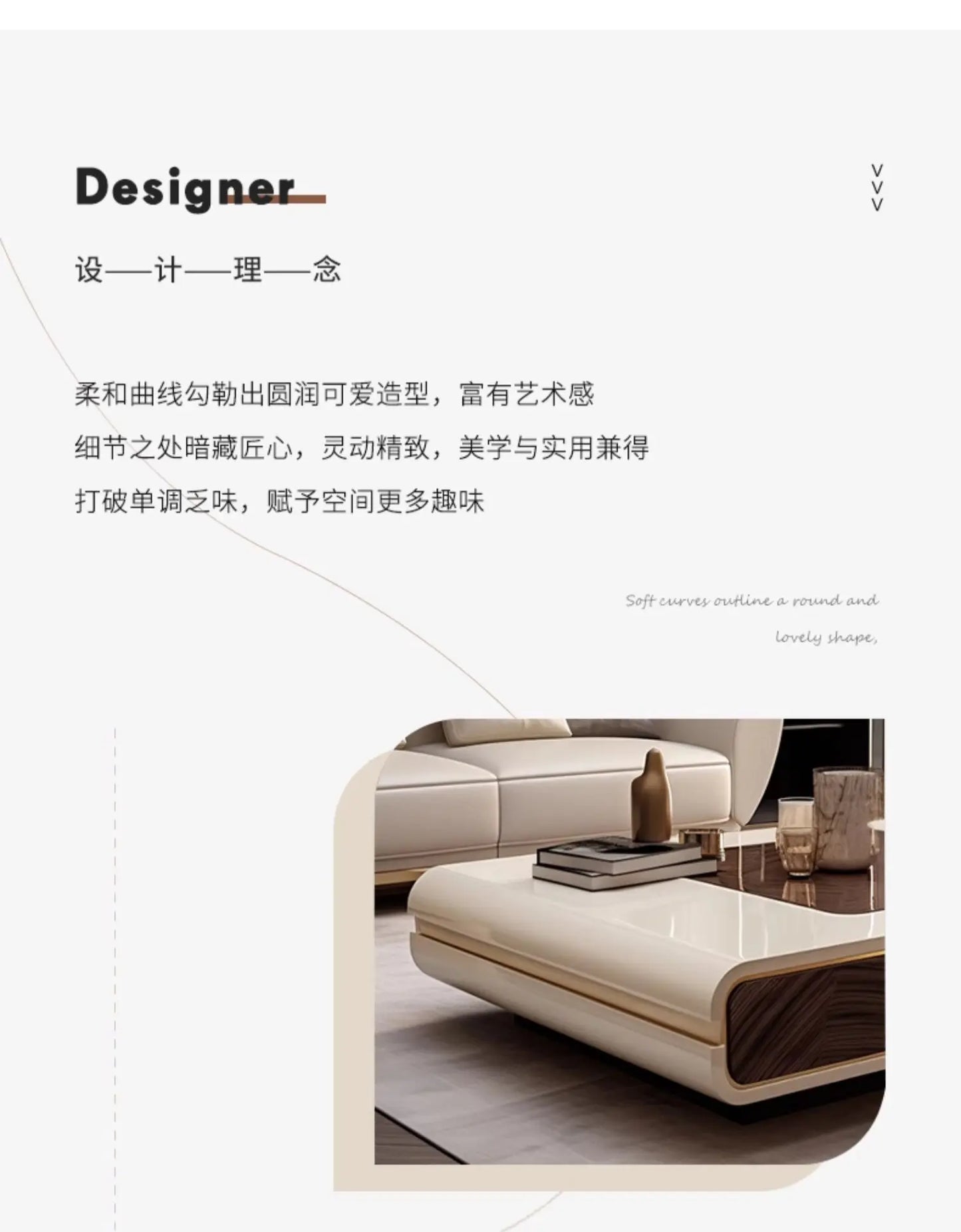 Nordic Luxury Coffee Tables Advanced Modern Simple Living Room Coffee Tables Villa Hotel Home Furniture Stolik Kawowy FYCT